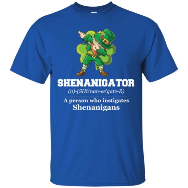 Shenanigator Definition Funny Irish Shirt