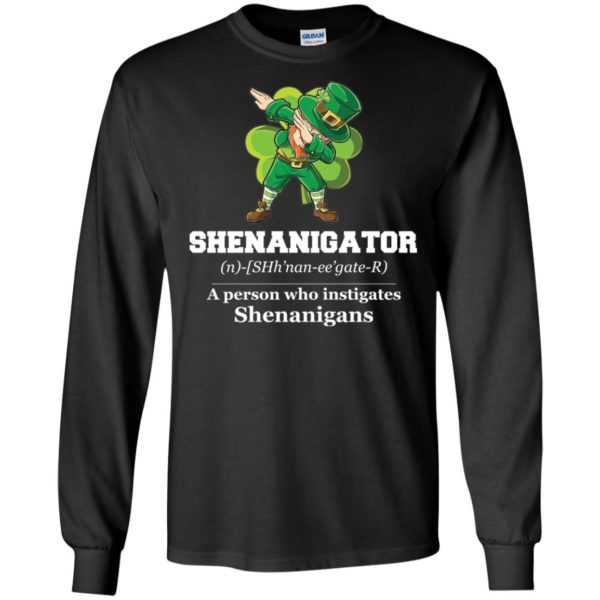 Shenanigator Definition Funny Irish Shirt