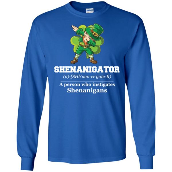 Shenanigator Definition Funny Irish Shirt