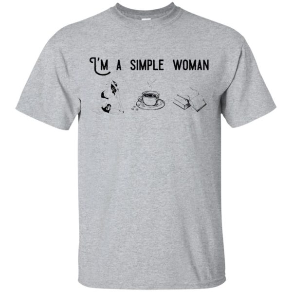 I’m A Simple Woman Yoga Coffee And Book Shirt