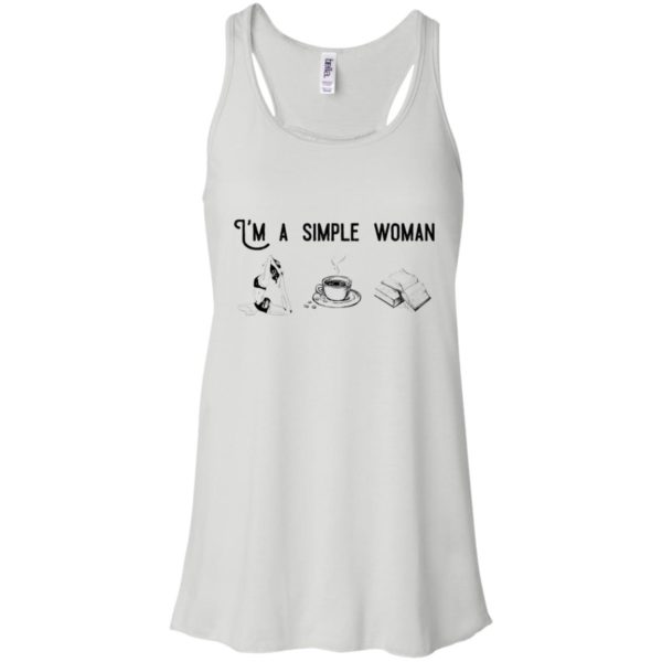 I’m A Simple Woman Yoga Coffee And Book Shirt