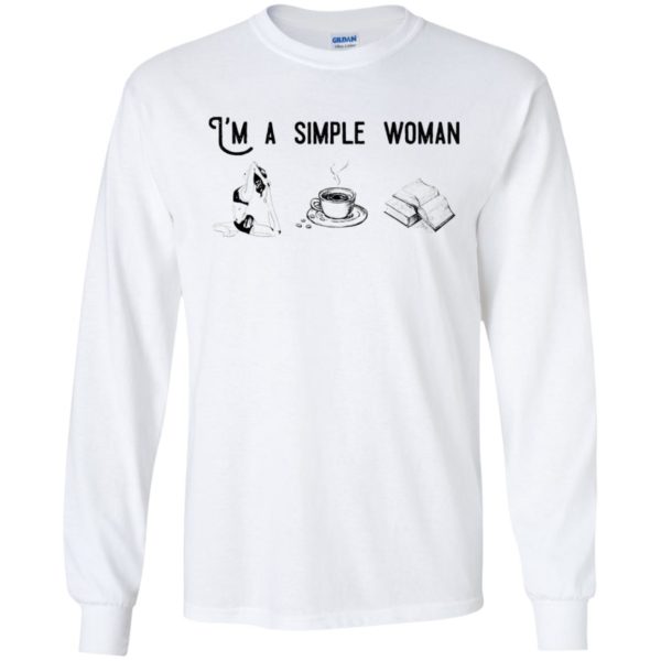 I’m A Simple Woman Yoga Coffee And Book Shirt