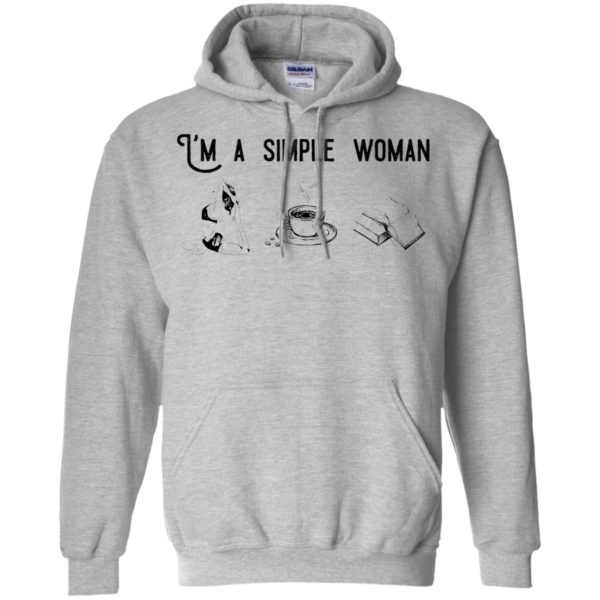 I’m A Simple Woman Yoga Coffee And Book Shirt