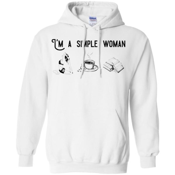 I’m A Simple Woman Yoga Coffee And Book Shirt