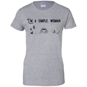 I’m A Simple Woman Yoga Coffee And Book Shirt