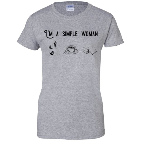 I’m A Simple Woman Yoga Coffee And Book Shirt