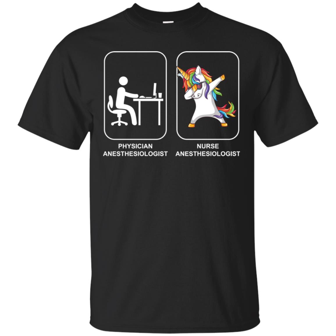 Nurse Anesthesiologist Unicorn and Physician Anesthesiologist Shirt image Nurse Anesthesiologist Unicorn and Physician Anesthesiologist Shirt