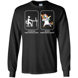 Nurse Anesthesiologist Unicorn and Physician Anesthesiologist Shirt image Nurse Anesthesiologist Unicorn and Physician Anesthesiologist Shirt