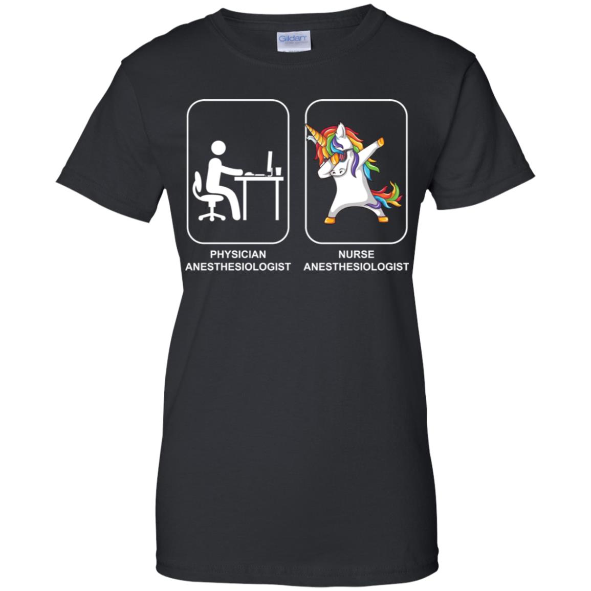 Nurse Anesthesiologist Unicorn and Physician Anesthesiologist Shirt image Nurse Anesthesiologist Unicorn and Physician Anesthesiologist Shirt