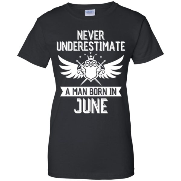 Never Underestimate A Man Born In June Shirt