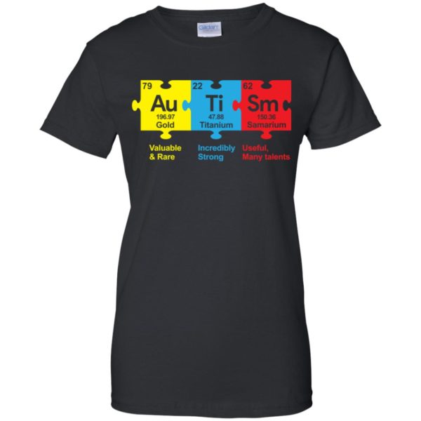 AuTiSm Gold Valuable and Rare Titanium Incredibly Strong Samarium shirt