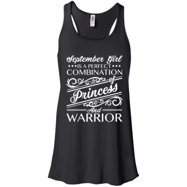 September Girl Is Perfect Combination Of Princess And Warrior Shirt