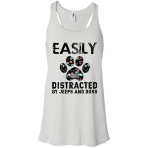Easily distracted by Jeeps and Dogs Shirt