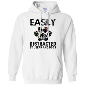 Easily distracted by Jeeps and Dogs Shirt