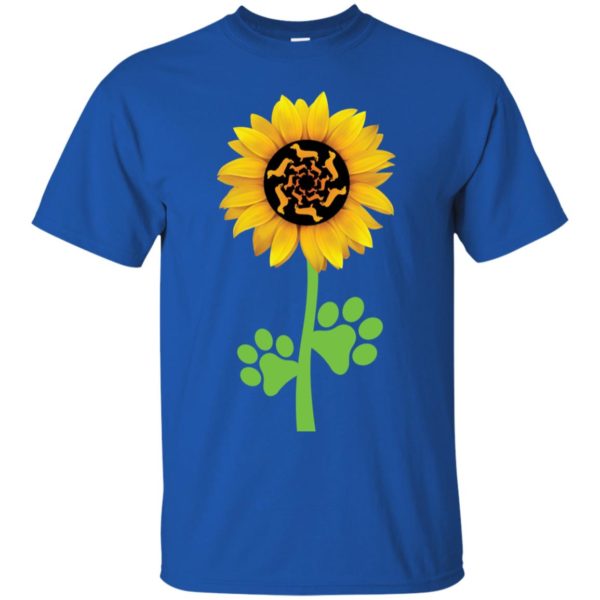 Dachshund Dog Sunflower Shirt