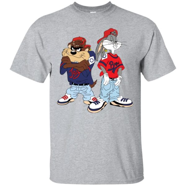 Looney Tunes Bugs Bunny And Tazmanian Devil Kris Kross Shirt