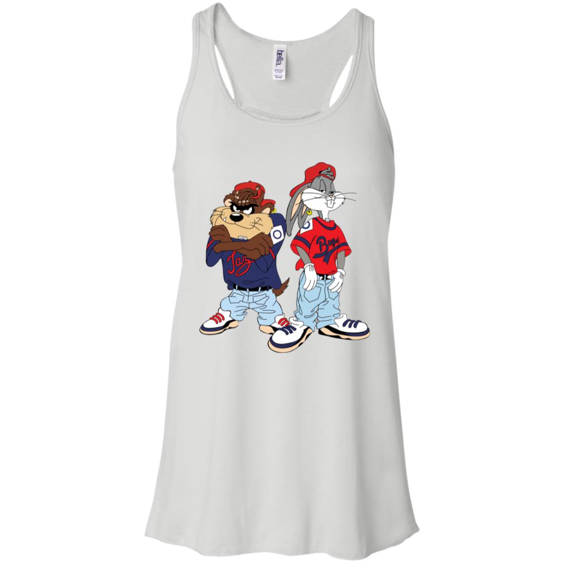 Looney Tunes Bugs Bunny and Tazmanian Devil Kris Kross Shirt image Looney Tunes Bugs Bunny and Tazmanian Devil Kris Kross Shirt