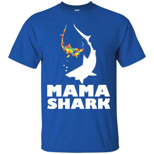 Mama Shark Autism Mom Shirt