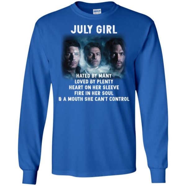 Supernatural July Girl Hated By Many Loved By Plenty Shirt