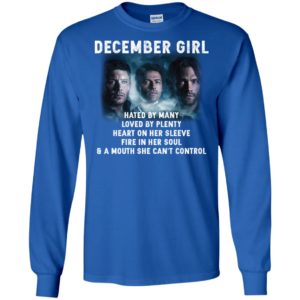 Supernatural December Girl Hated By Many Loved By Plenty Shirt
