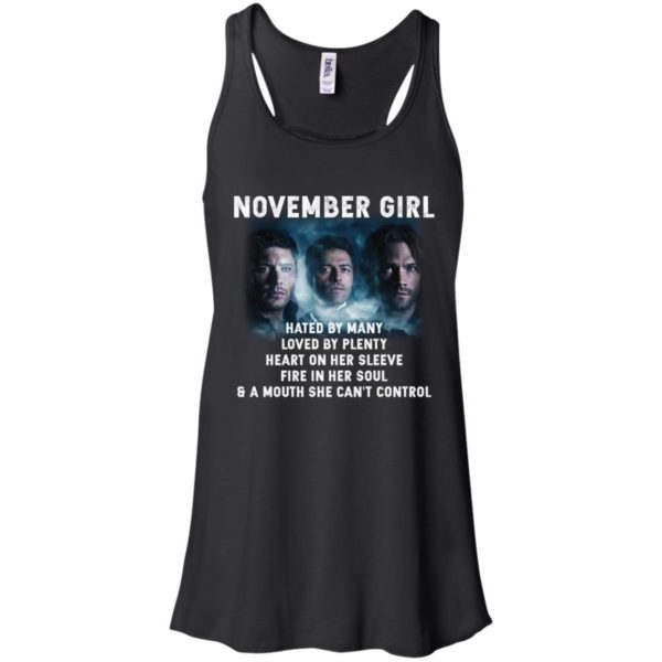 Supernatural November Girl Hated By Many Loved By Plenty Shirt