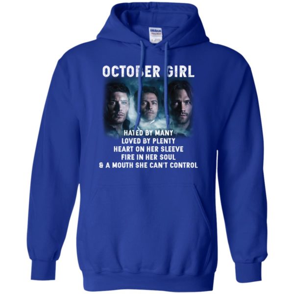 Supernatural October Girl Hated By Many Loved By Plenty Shirt
