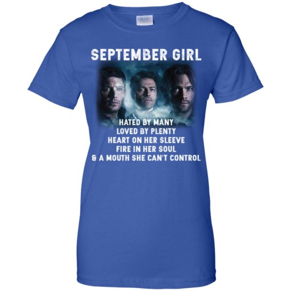 Supernatural September Girl Hated By Many Loved By Plenty Shirt