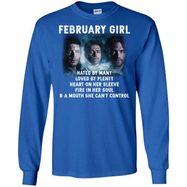 Supernatural February Girl Hated By Many Loved By Plenty Shirt