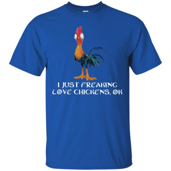 Just Freaking Love Chickens Ok Hei Hei Moana Shirt