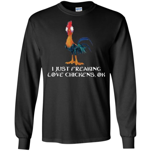 Just Freaking Love Chickens Ok Hei Hei Moana Shirt