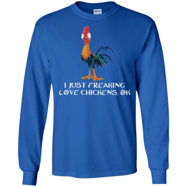 Just Freaking Love Chickens Ok Hei Hei Moana Shirt