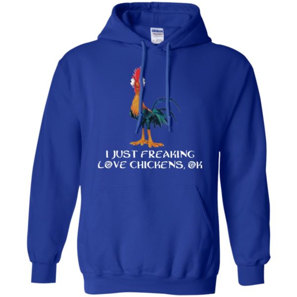 Just Freaking Love Chickens Ok Hei Hei Moana Shirt