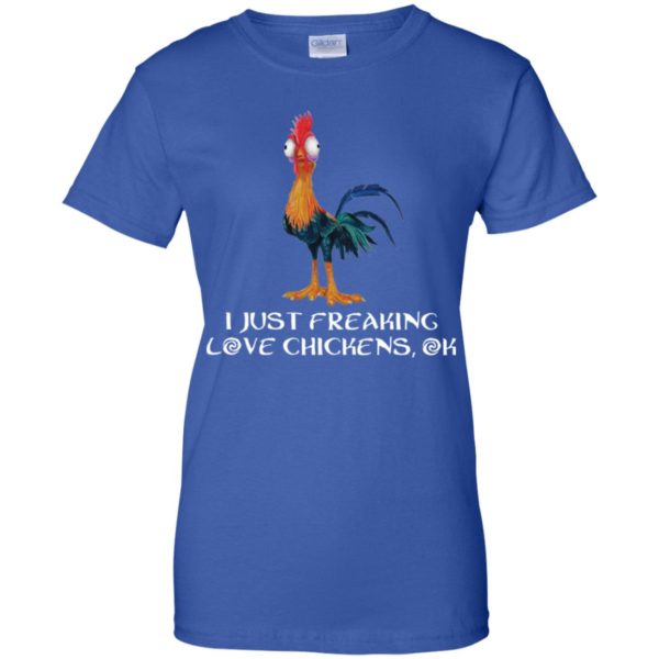 Just Freaking Love Chickens Ok Hei Hei Moana Shirt