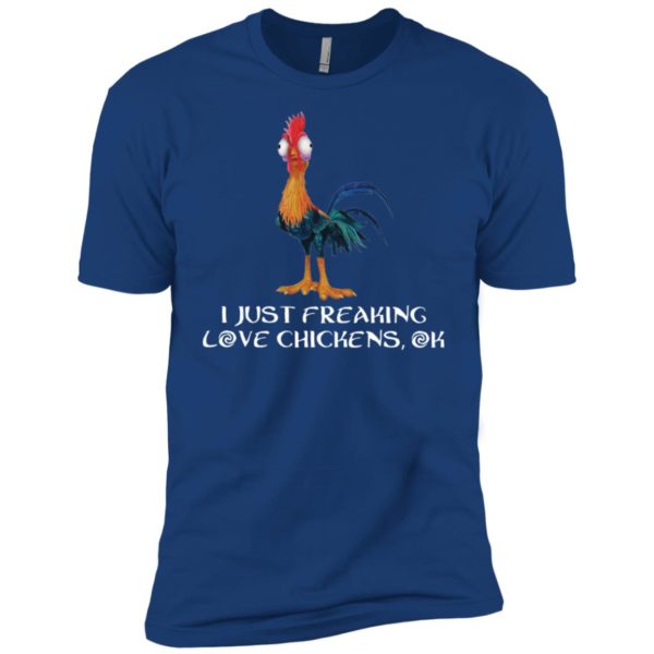 Just Freaking Love Chickens Ok Hei Hei Moana Shirt