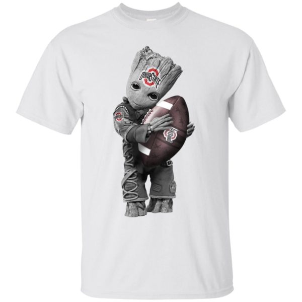 Baby Groot Hug Ohio State Buckeyes Shirt