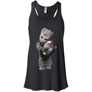 Baby Groot Hug Ohio State Buckeyes Shirt image Baby Groot Hug Ohio State Buckeyes Shirt
