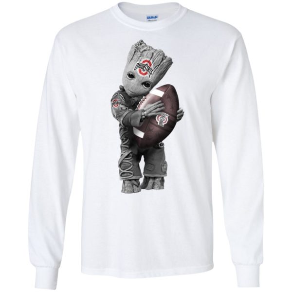 Baby Groot Hug Ohio State Buckeyes Shirt