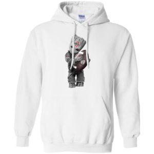 Baby Groot Hug Ohio State Buckeyes Shirt image Baby Groot Hug Ohio State Buckeyes Shirt