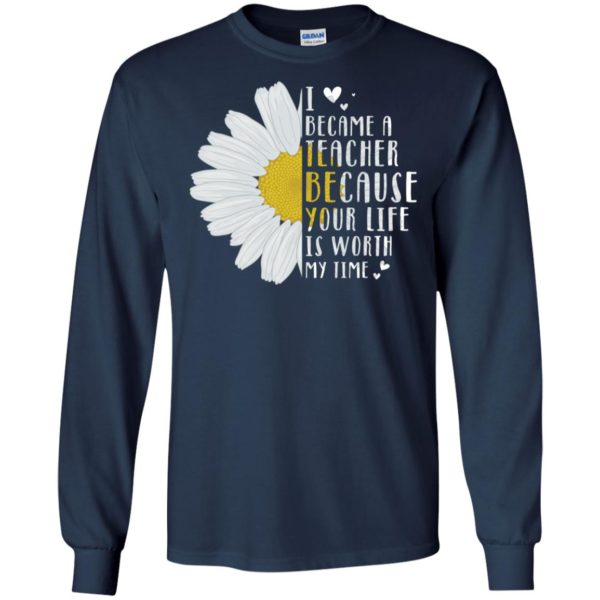 Daisy I Became A Social Worker Because Your Life Is Worth My Time Shirt