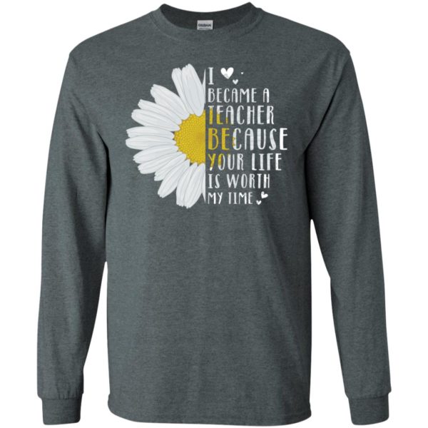 Daisy I Became A Social Worker Because Your Life Is Worth My Time Shirt