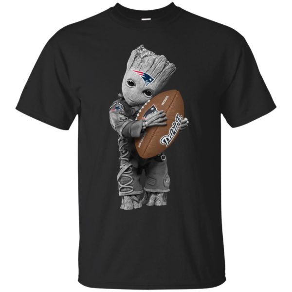 Baby Groot Hug New England Patriots Shirt