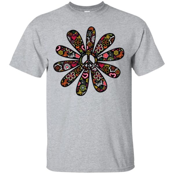 Peace Hippie Flower Shirt