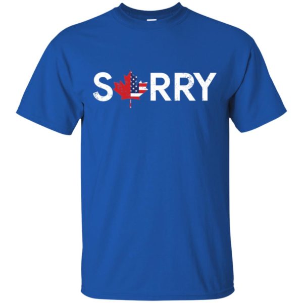 Distressed Sorry Canada Shirt