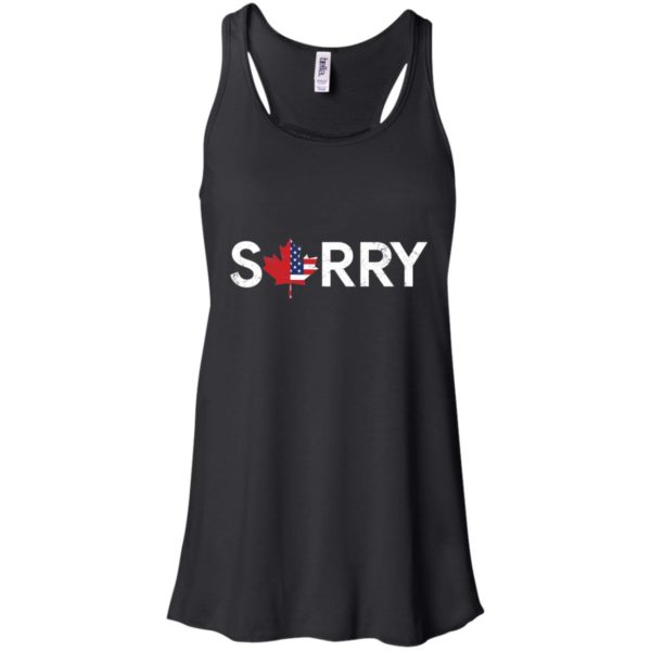 Distressed Sorry Canada Shirt