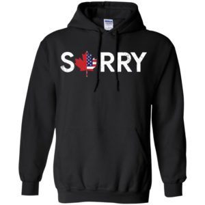 Distressed Sorry Canada Shirt image Distressed Sorry Canada Shirt
