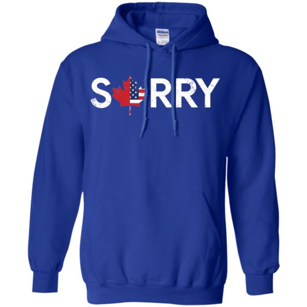 Distressed Sorry Canada Shirt