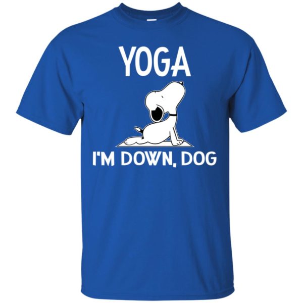 Snoopy Yoga, I'm Down Dog Shirt