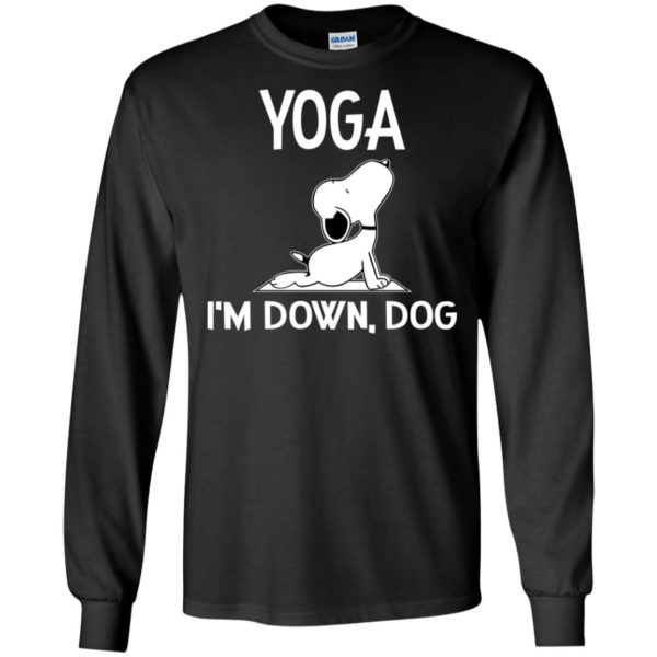 Snoopy Yoga, I'm Down Dog Shirt