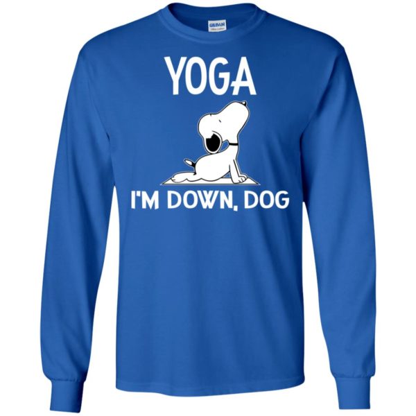 Snoopy Yoga, I'm Down Dog Shirt