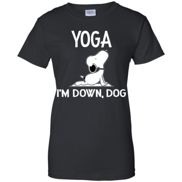 Snoopy Yoga, I'm Down Dog Shirt